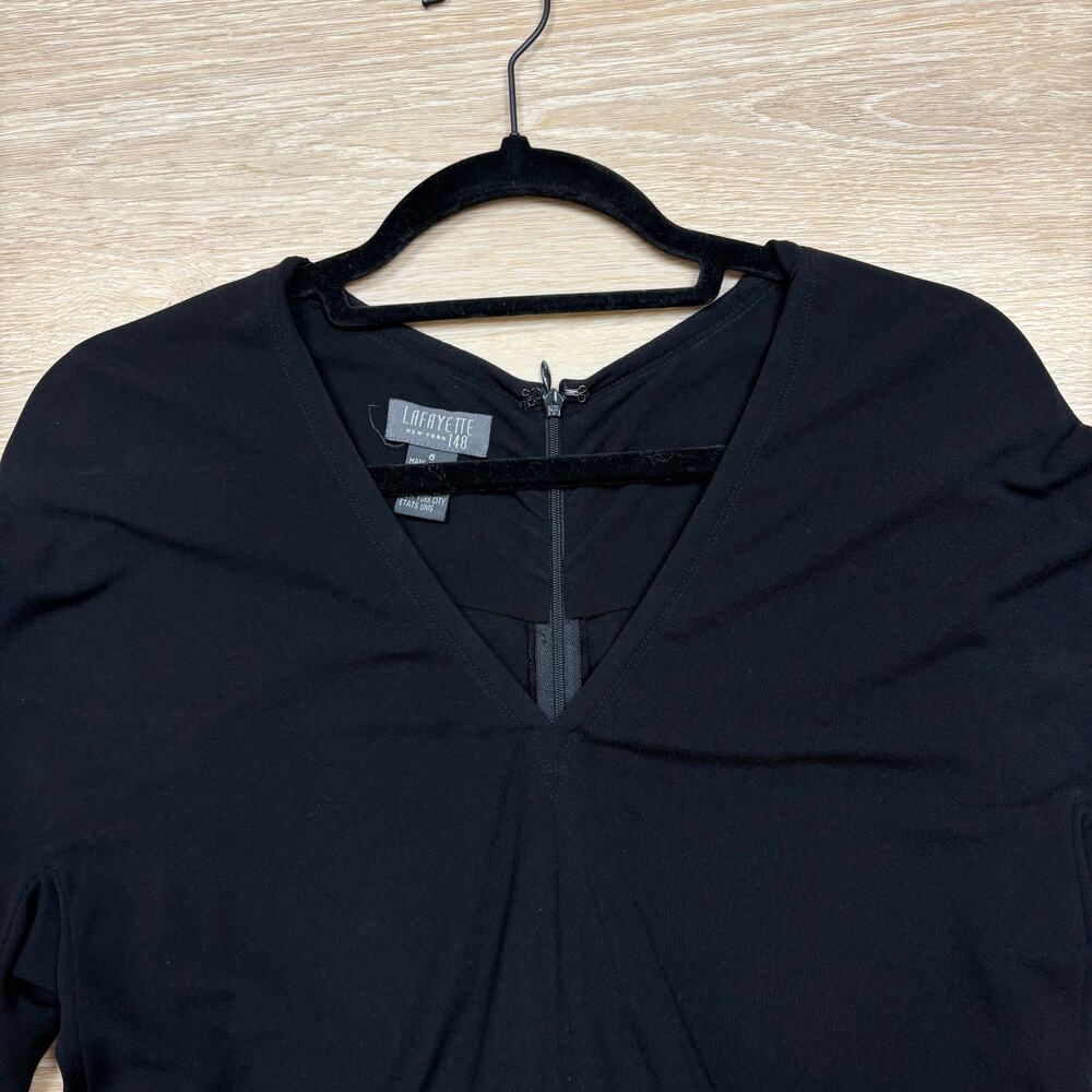 Vintage‎ Lafayette New York 148 Cocktail Dress Women’s 6 Color Black - Picture 2 of 8